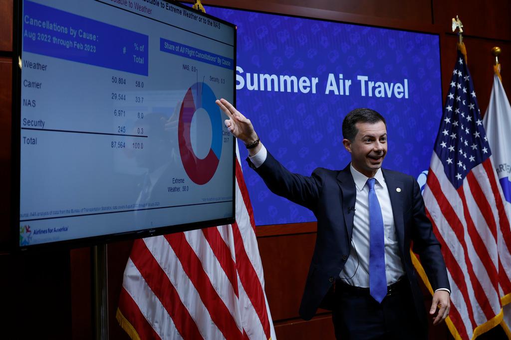 US Transportation Secretary Pete Buttigieg