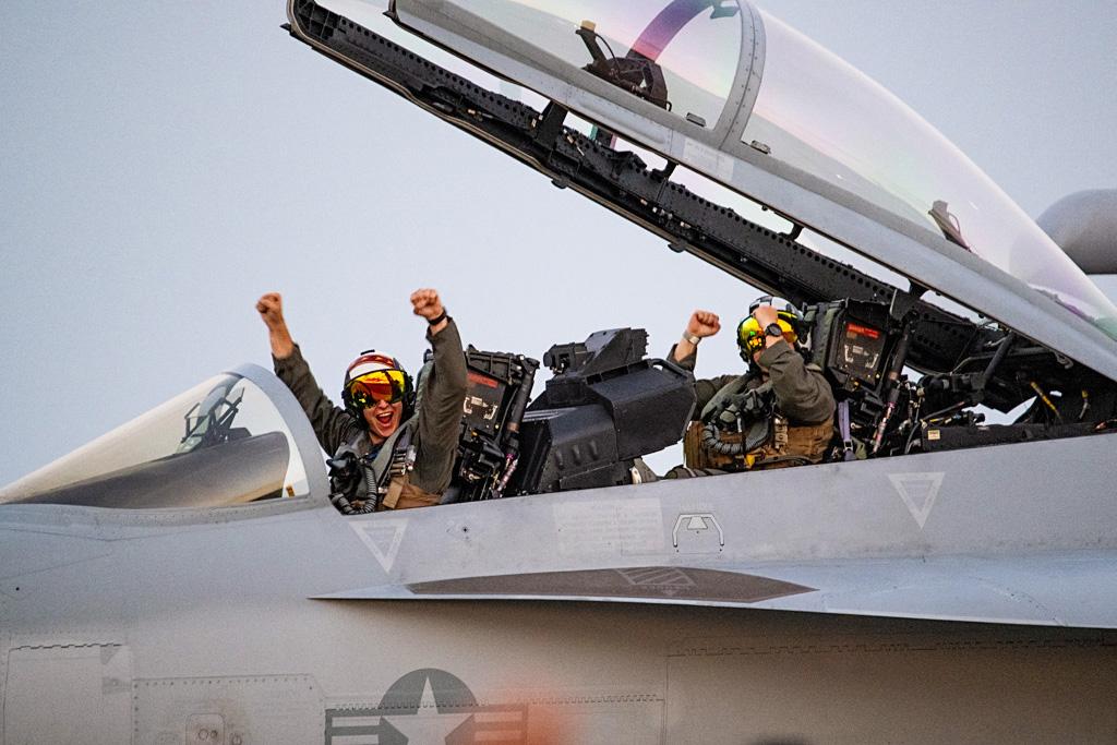 Fighter Flight crew at Oshkosh