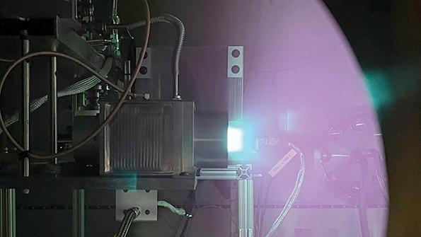 Vacuum chamber testing