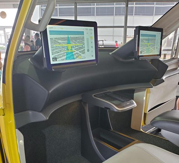 Wisk cabin front seat