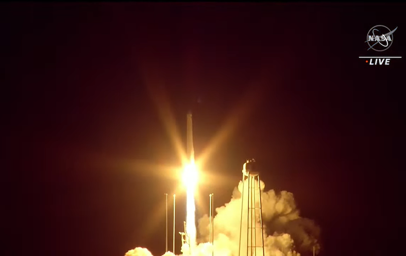 aug. 1 liftoff of A Northrop Grumman Cygnus resupply spacecraft on its way to the International Space Station