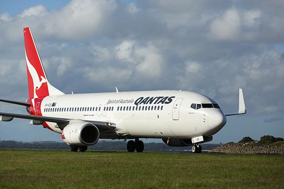 Qantas jet