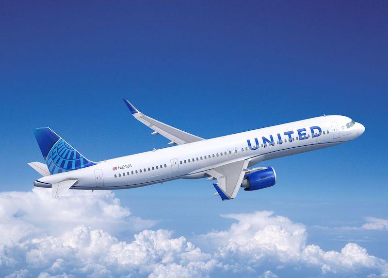 united airbus a321neo jet