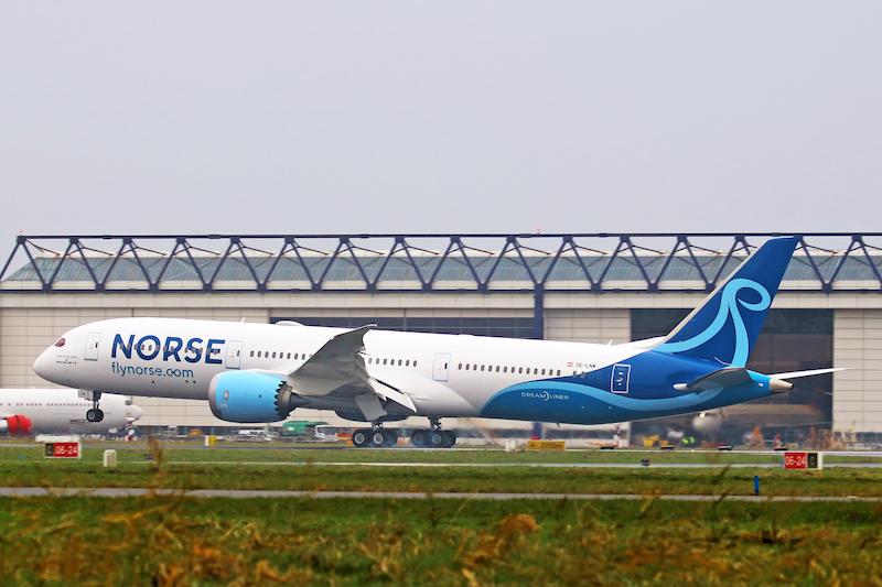 norse Atlantic airways boeing 787 Dreamliner