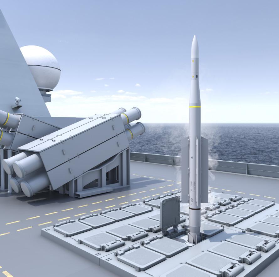 MBDA CAMM on Polish frigate prototype