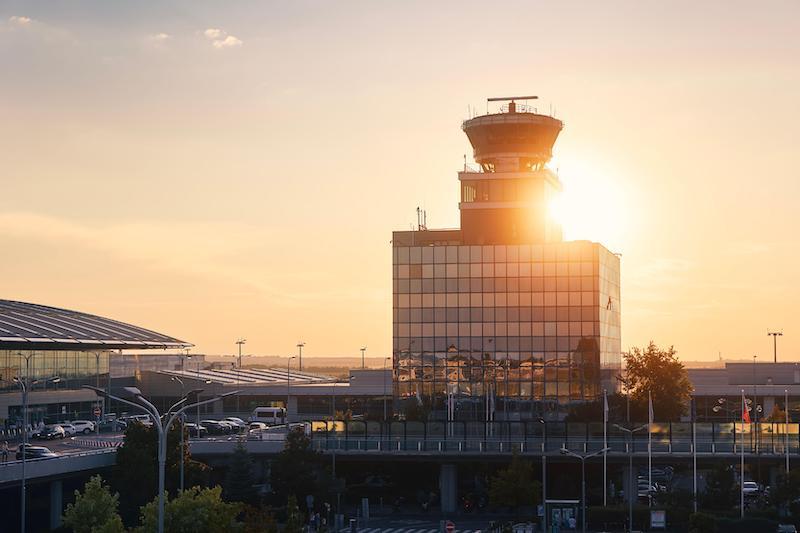 Václav Havel Airport Prague control tower