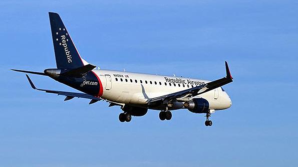 aircraft in flight