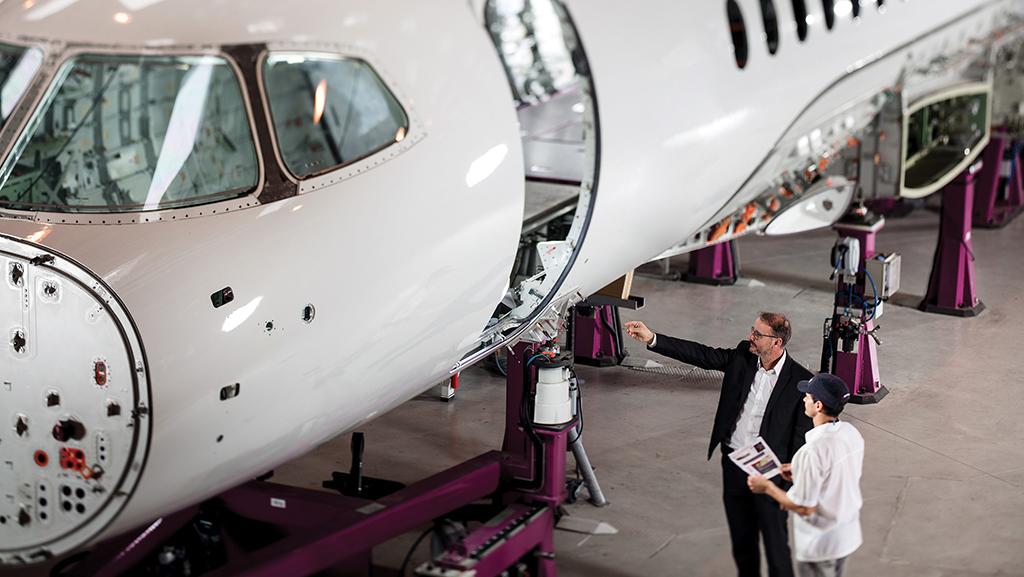 Dassault production line