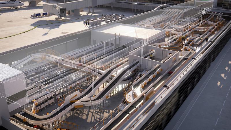 New baggage handling system at Brisbane Airport