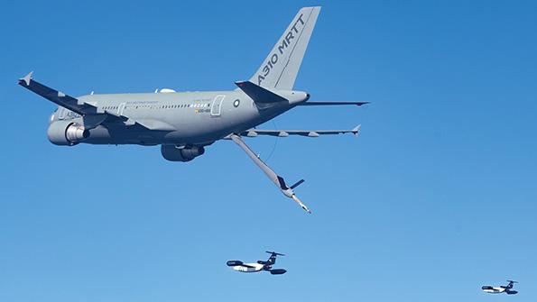 Airbus A310 and Auto’Mate drones