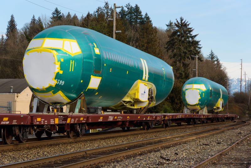 Spirit Aerosystems 737 fuselage