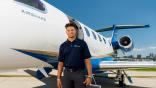 Kansas City Chiefs Patrick Mahomes, Airshare aircraft