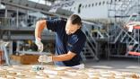 Lufthansa Technik IFC installation