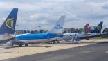 parked aircraft