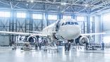 Technics aircraft in hangar