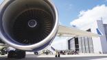 Delta aircraft engine and wing