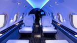 Prizm lighting in Hawker 800XP at Elliott Aviation