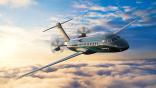 Concept of Embraer Turboprop with aft engines