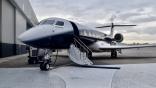G700 parked at Gulfstream headquarters in Savannah