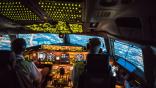 airplane cockpit