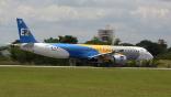 E195-E2 on runway
