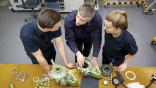 technicians working