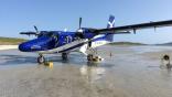 Loganair Twin Otter in Barra