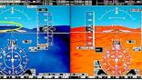 Flight simulation primary flight display