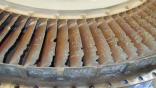 Cracked turbine blades