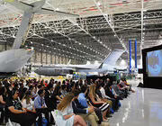 Students participated in signing ceremony.