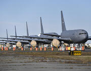 tanker aircraft on runway