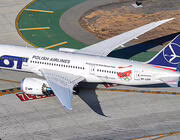 This LOT Polish Airlines  Boeing 787-8 was produced  in July 2017.