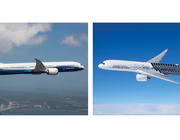 Boeing and Airbus aircraft