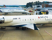 Delta jetliner