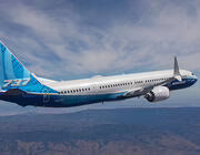 Boeing 737 in flight